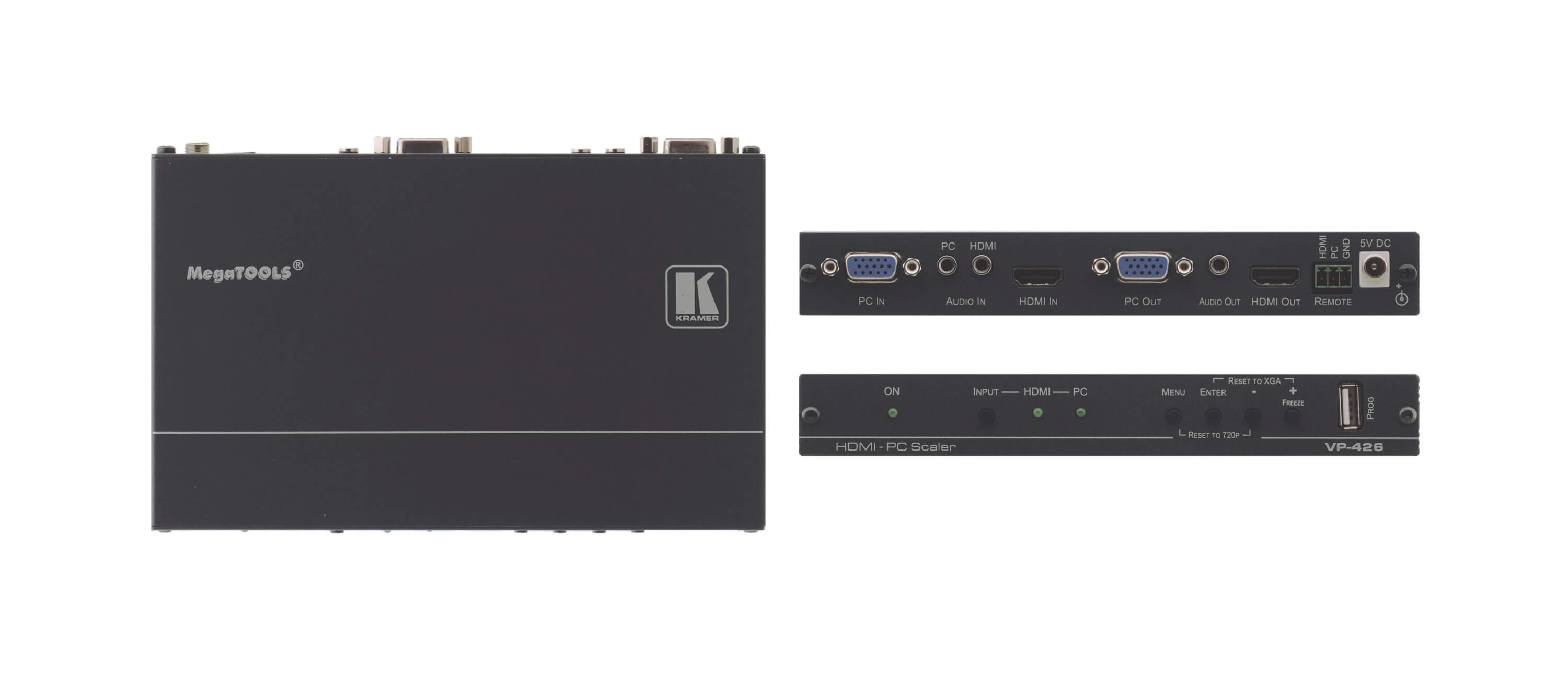 KRAMER VP-436N 7-INPUT ANALOG & HDMI PROSCALE PRESENTATION DIGITAL SCALER SWI for sale online 